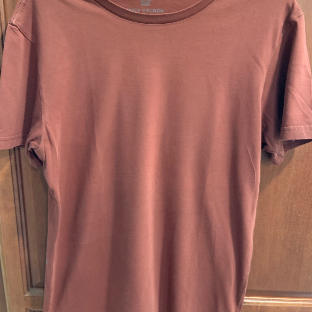 Mack Weldon Men's Short Sleeve Tee in Rust